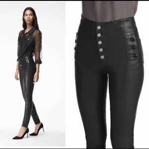 J Brand Natasha Lamb Leather Pant Size 31